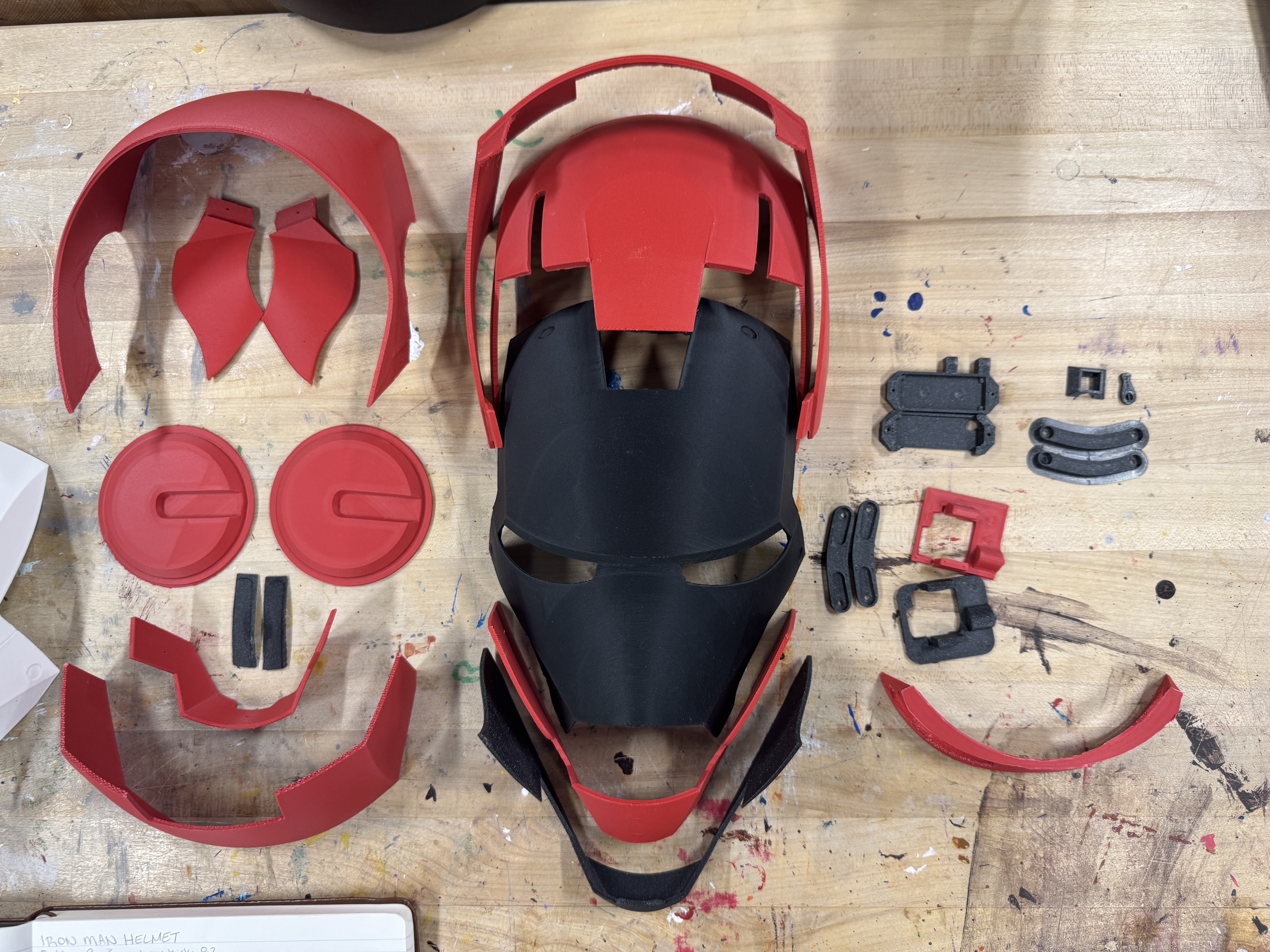 Iron Man MK3 helmet build photo